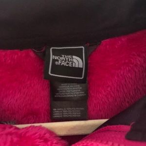 Pink north face fleece